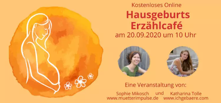Online Hausgeburts Erzählcafé am 20.09.2020