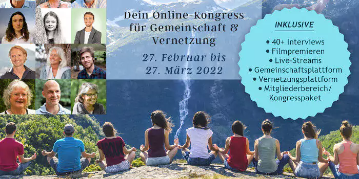 Gemeinsam-Frei-Vernetzt – Der Online-Kongress für Gemeinschaft und Vernetzung