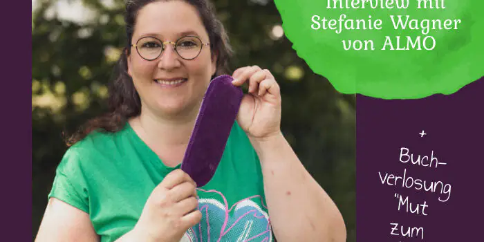 Mut zur alternativen Monatshygiene! – Interview mit Stefanie Wagner von ALMO (+ Buchverlosung „Mut zum Blut!“)